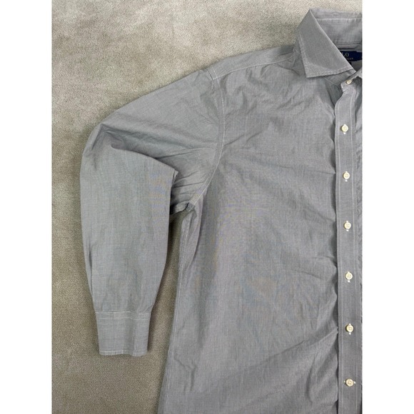 Polo Ralph Lauren Shirt Mens Sz 16 32/33 Easy Care Button Up Shirt - Picture 4 of 12